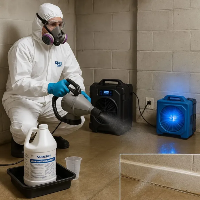 Sanitization and Odor Removal process in Glendale, NY